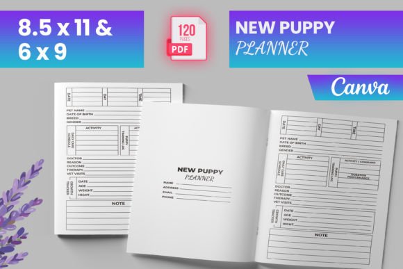 Download New Puppy Planner Canva (KDP) - Kdp Collection