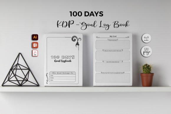 Download 100 Days Goal Planner - KDP Interior - Kdp Collection