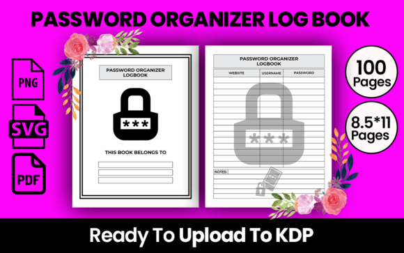 Download PASSWORD ORGANIZER BOOK KDP INTERIOR - Kdp Collection