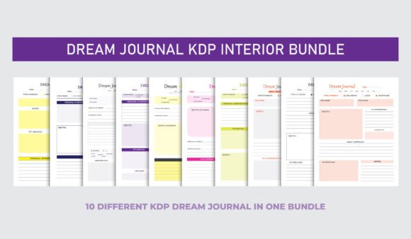 Download Dream Journal Planner Kdp Bundle - Kdp Collection