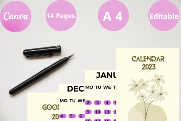 Download Best Calendar 2023 Canva Templates. - Premium Resources