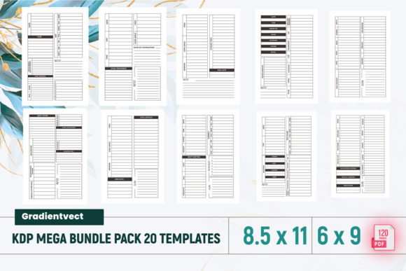 Download KDP Interior Template Bundle Vol 16 - Kdp Collection
