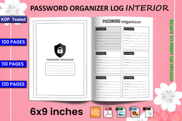 Download Password Organizer Log Book | KDP Interi - Kdp Collection