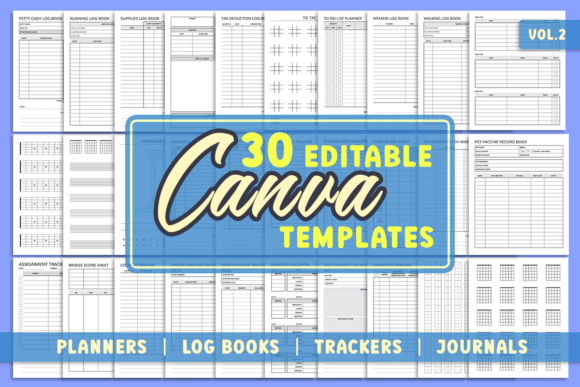 Download 30 Editable Canva Templates for KDP #2 - Kdp Collection