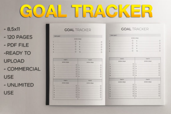 Download Goal Tracker | KDP Template - Kdp Collection