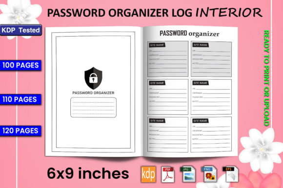 Download Password Organizer Log Book | KDP Interi - Kdp Collection