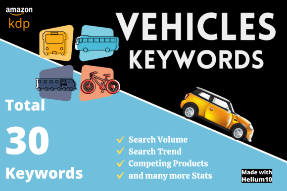 Download Vehicles Keyword List for Amazon Kdp - Kdp Collection
