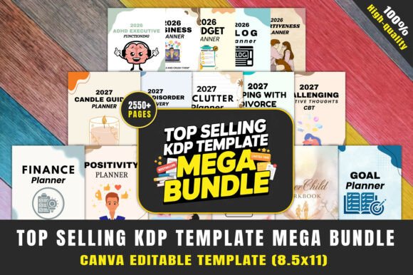 Download Top Selling KDP Template Mega Bundle - Kdp Collection