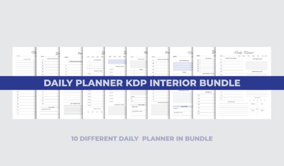 Download Kdp Interior Daily Planner Bundle - Kdp Collection