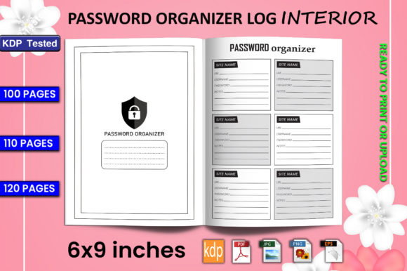 Download Password Organizer Log Book | KDP Interi - Kdp Collection
