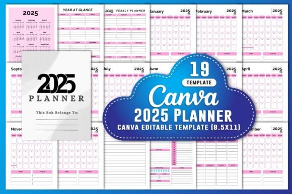 Download 2025 Planner Canva Kdp Interiors - Kdp Collection