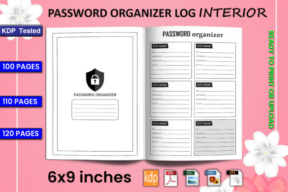 Download Password Organizer Log Book | KDP Interi - Kdp Collection