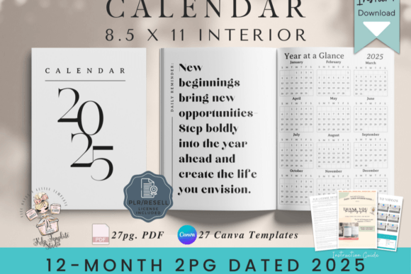 Download 2025 12-Month Calendar - Premium Resources