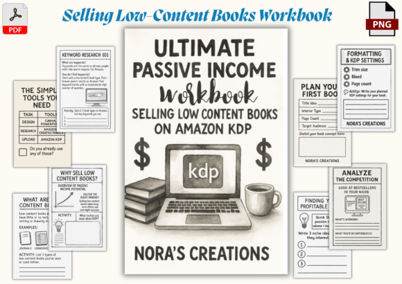 Download Selling Low Content Books on KDP Workbook - Kdp Collection