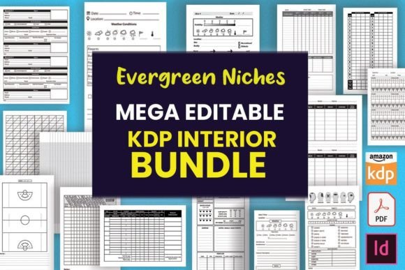 Download Mega Editable KDP Interior Bundle - Kdp Collection