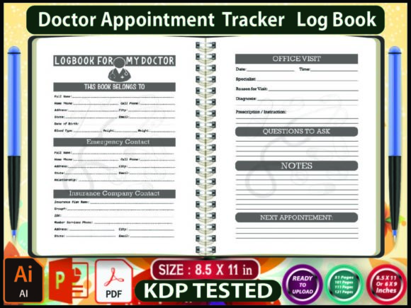 Download Doctor Appointment LogBook - Premium Resources