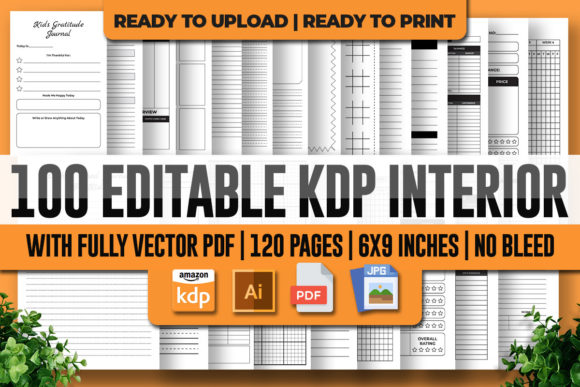 Download Mega Editable KDP Interior Bundle - Kdp Collection