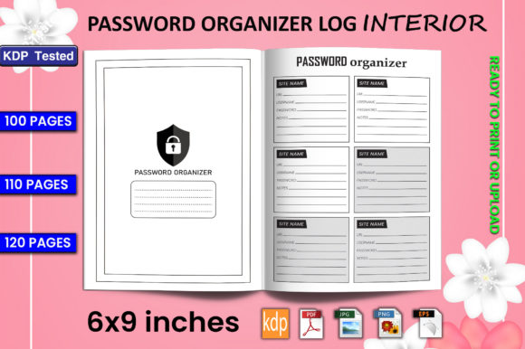 Download Password Organizer Log Book | KDP Interi - Kdp Collection