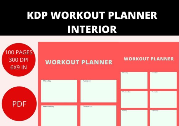 Download KDP WORKOUT PLANNER INTERIOR LOG - Kdp Collection