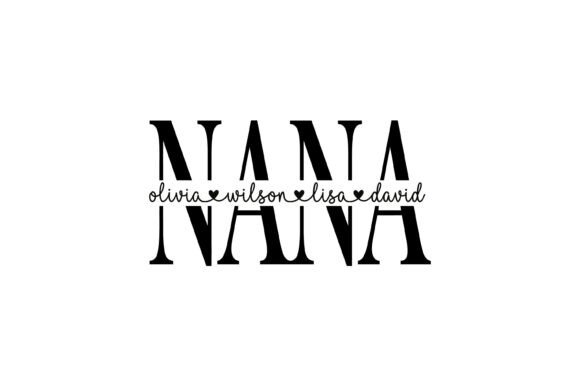 Download Nana Family Names Custom Design - Premium Resources