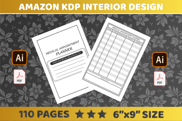 Download Medical Appointment Tracker Kdp Interior - Kdp Collection