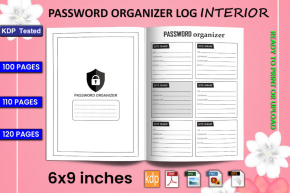 Download Password Organizer Log Book | KDP Interi - Kdp Collection